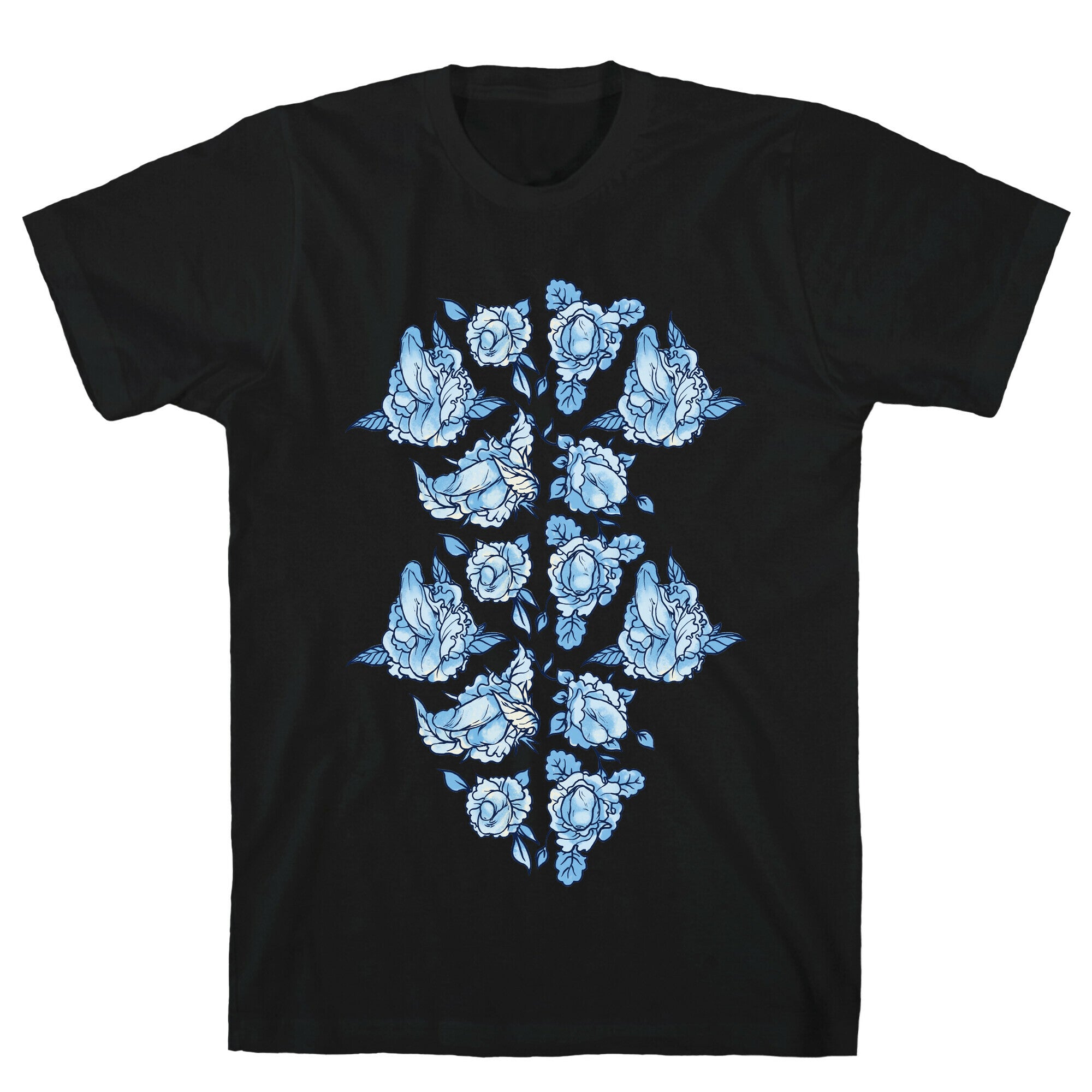 Floral Penis Collage T-Shirt